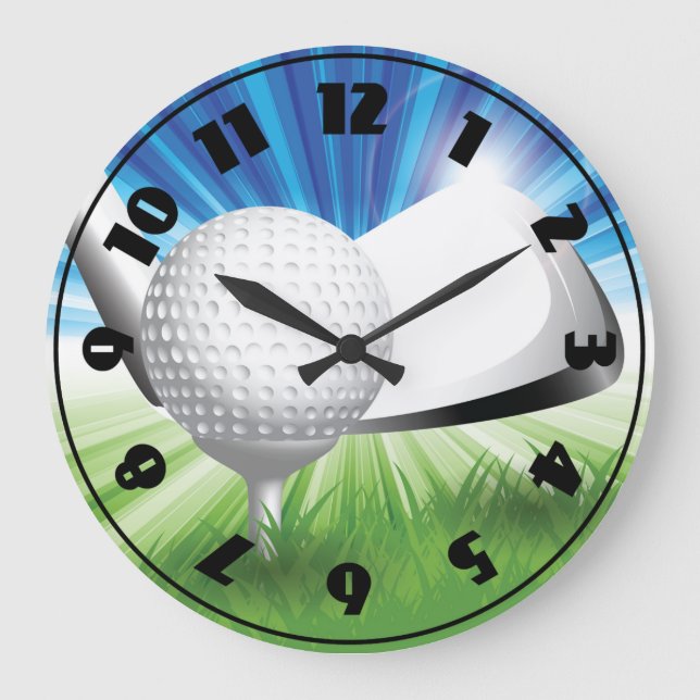 Redondo Grande Pelota de golf y reloj de la camiseta (Anverso)