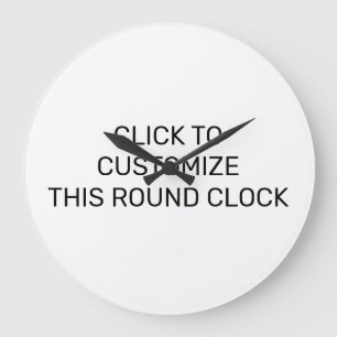 REDONDO GRANDE PERSONALIZAR ESTE RELOJ DE RONDA