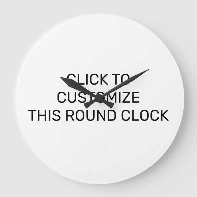 REDONDO GRANDE PERSONALIZAR ESTE RELOJ DE RONDA (Anverso)