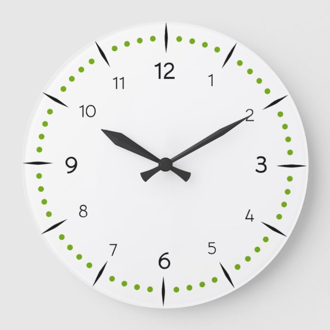 Redondo Grande PERSONALIZAR - Reloj de puntos  (Anverso)