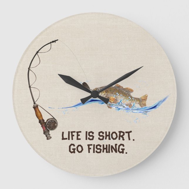 Redondo Grande Pescado En El Polo Pesquero Gran Reloj (Anverso)