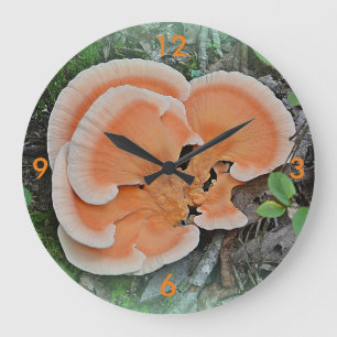 Redondo Grande Pollo Del Reloj Del Muro De Woods