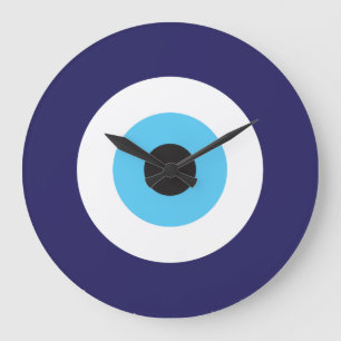 Redondo Grande Protección contra el reloj de ojos del mal