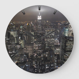 Redondo Grande Regalos de reloj de Nueva York Decoración Reloj de