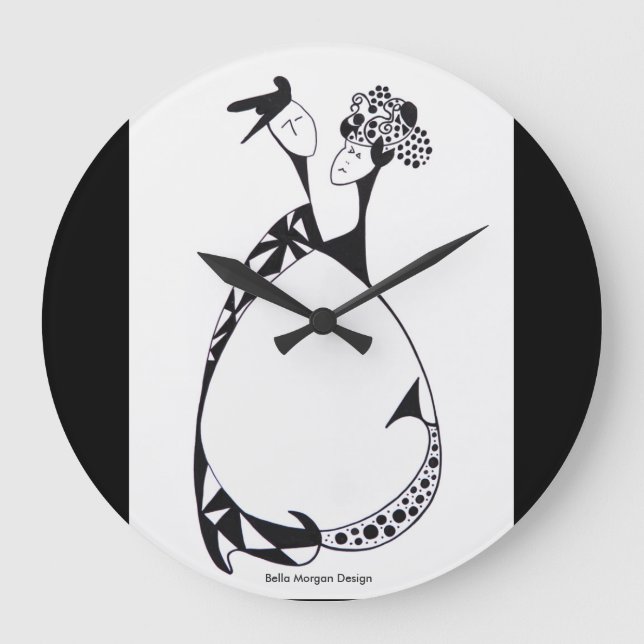 Redondo Grande Reloj (Anverso)