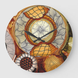 Redondo Grande Reloj acrílico de redondeo de máquina del tiempo