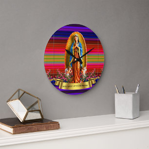 Redondo Grande Reloj acuático de Nuestra Señora de Guadalupe