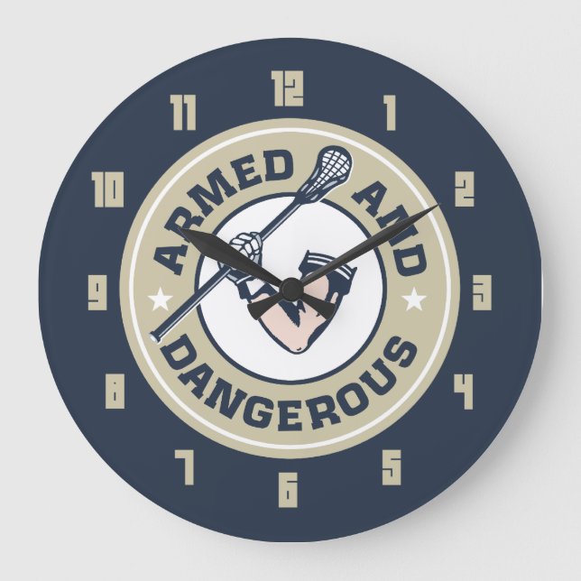 Redondo Grande Reloj armado y peligroso de LaCrosse (Anverso)