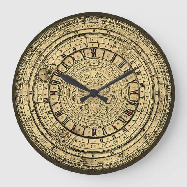 Redondo Grande Reloj astronómico #2 (Anverso)