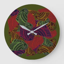 Redondo Grande Reloj AVIAR ART DECO