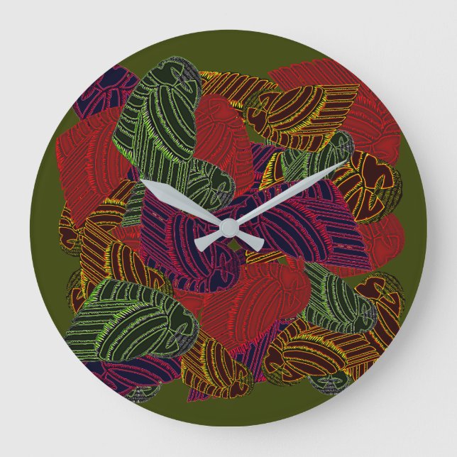 Redondo Grande Reloj AVIAR ART DECO (Anverso)