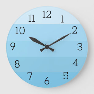 REDONDO GRANDE RELOJ AZUL AZUL ATACADO