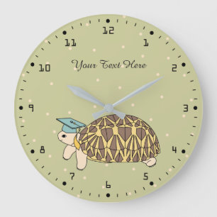 Redondo Grande Reloj birmano adaptable de la tortuga de la