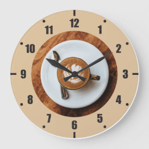 Redondo Grande Reloj cappuccino