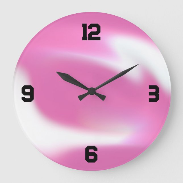 Redondo Grande Reloj colorido (Anverso)