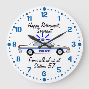 Redondo Grande Reloj conocido de encargo del regalo del retiro