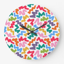 Reloj contemporáneo Wiggle wiggle