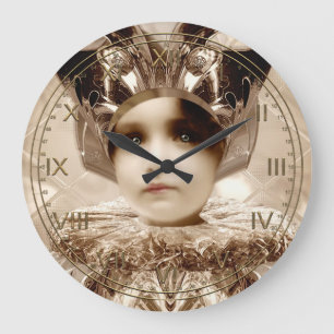Redondo Grande Reloj Cyborg de Penumbra