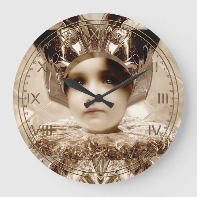 Redondo Grande Reloj Cyborg de Penumbra (Anverso)