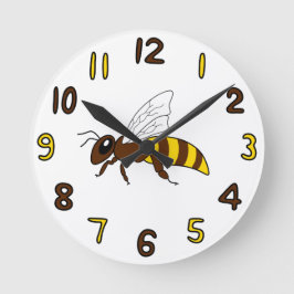 Redondo Grande Reloj de abejas