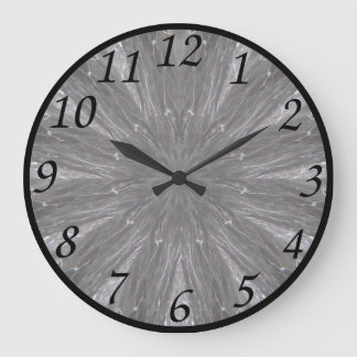 Redondo Grande Reloj de agua - natural