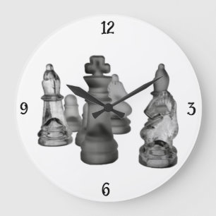 Redondo Grande Reloj de Ajedrez