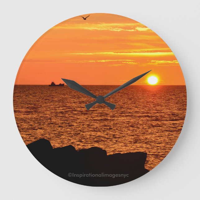 Redondo Grande Reloj de amanecer (Anverso)