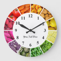 Reloj de arcoiris alimentario - Fruta y vena alime