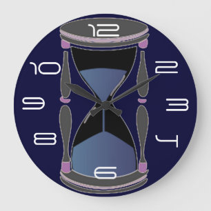 Redondo Grande Reloj de arena