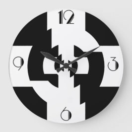 REDONDO GRANDE RELOJ DE ART DECO