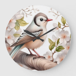 Redondo Grande reloj de aves