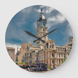 Redondo Grande Reloj de ayuntamiento de Philadelphia