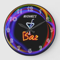 Reloj de barra personalizado del hogar privado con