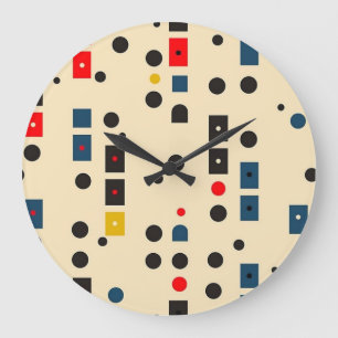 Redondo Grande Reloj de Bauhaus