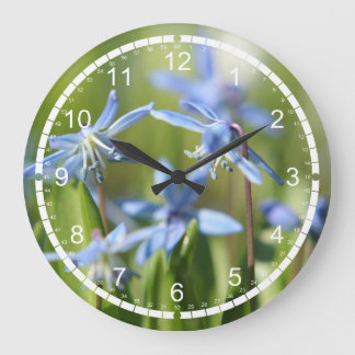 Redondo Grande Reloj de Blue Scilla