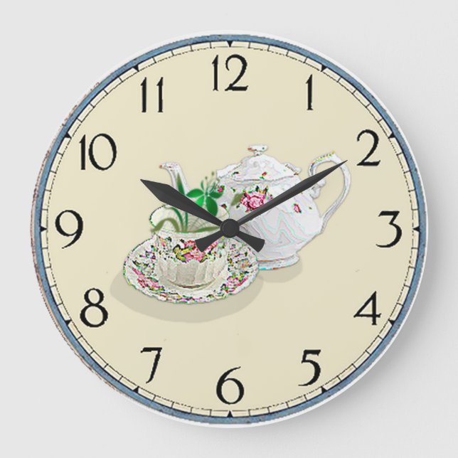 Redondo Grande Reloj de bonito (Anverso)