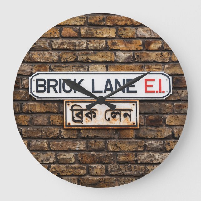 Redondo Grande Reloj de Brick Lane (Anverso)