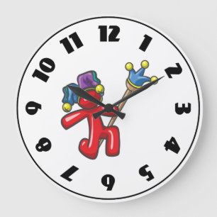 Redondo Grande Reloj de Bufón