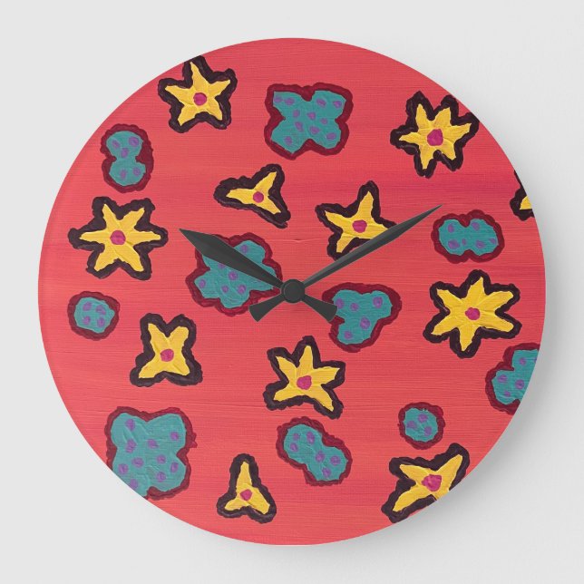 Redondo Grande Reloj de calipso (Anverso)