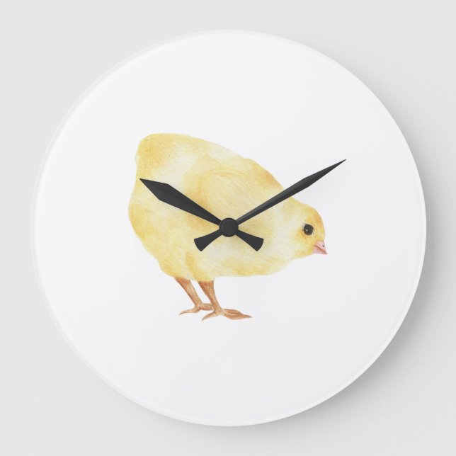 Redondo Grande Reloj de chicas. (Anverso)