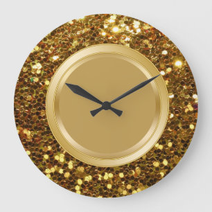 Redondo Grande Reloj de cocina en la pared
