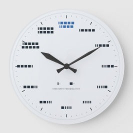 Redondo Grande Reloj de código Morse - Longitud de señal verdader