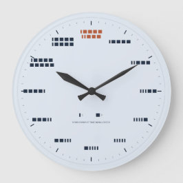 Redondo Grande Reloj de código Morse - Longitud de señal verdader
