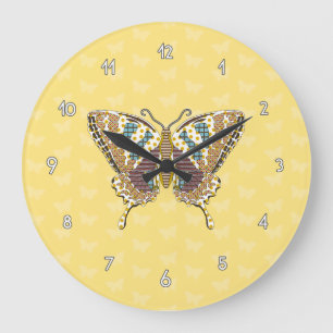 Redondo Grande Reloj de cola Swallowtail azteca
