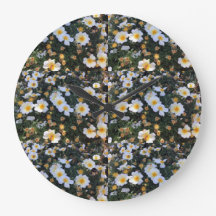 Reloj de colisiones florales