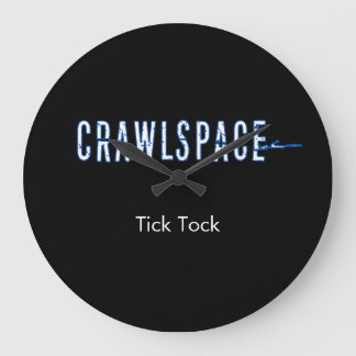 Redondo Grande Reloj de Crawlspace