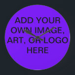 Redondo Grande RELOJ DE DISEÑADOR DE personalizables - AGREGAR SU<br><div class="desc">AÑADIR SU PROPIO ARTE,  IMAGEN,  LOGOTIPO O DISEÑO: COLOQUES DE DISEÑADOR DE PERSONALIZABLES</div>