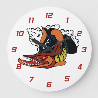 Redondo Grande Reloj de diseño de Barracuda