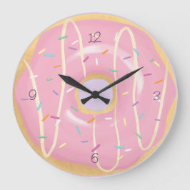 Redondo Grande Reloj de donut