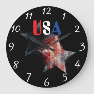 Redondo Grande Reloj de EE. UU.